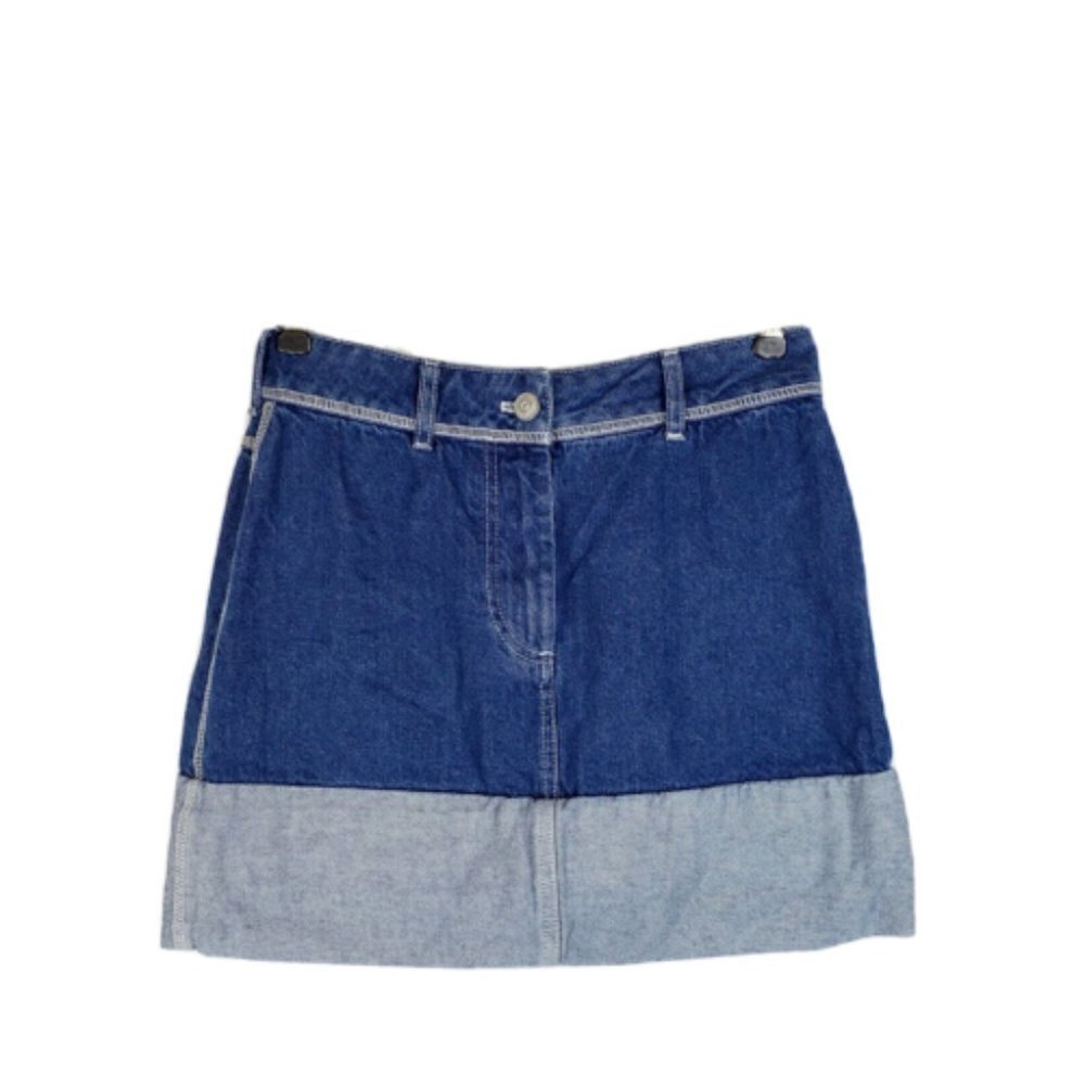 Urban Outfitters BDG Denim Skirt Classic Jean Skirt Rolled Mini Y2K Size Small - Picture 1 of 7